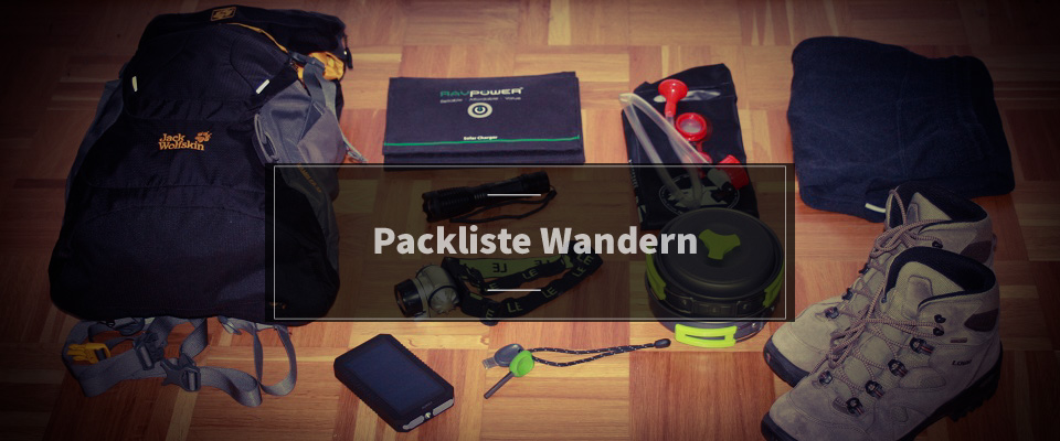Packliste Wandern